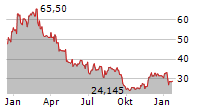 APELLIS PHARMACEUTICALS INC Chart 1 Jahr