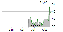 BENCHMARK ELECTRONICS INC Chart 1 Jahr