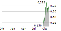 BLUE MOON METALS INC Chart 1 Jahr