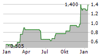 BRAVURA SOLUTIONS LIMITED Chart 1 Jahr