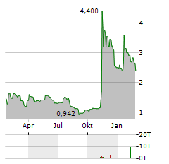 BTCS Aktie Chart 1 Jahr