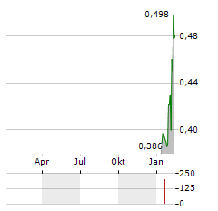 DENARIUS METALS Aktie Chart 1 Jahr