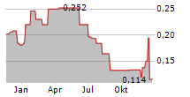 DRIVE SHACK INC Chart 1 Jahr