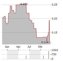 DRIVE SHACK Aktie Chart 1 Jahr