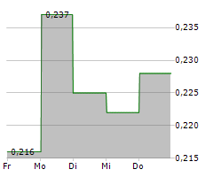 LARVOTTO RESOURCES LIMITED Chart 1 Jahr