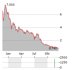 LAZYDAYS Aktie Chart 1 Jahr