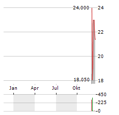 NAOO Aktie Chart 1 Jahr