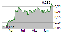 NEWCORE GOLD LTD Chart 1 Jahr