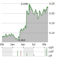 NEWCORE GOLD Aktie Chart 1 Jahr