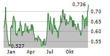 NG ENERGY INTERNATIONAL CORP Chart 1 Jahr