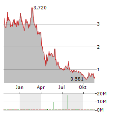 PREDICTIVE ONCOLOGY Aktie Chart 1 Jahr