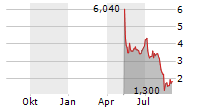 RAYTECH HOLDING LIMITED Chart 1 Jahr