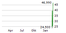 RESOLUTE HOLDINGS MANAGEMENT INC Chart 1 Jahr