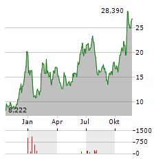 VALKYRIE BITCOIN MINERS Aktie Chart 1 Jahr