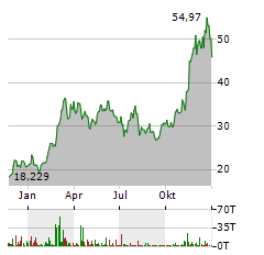 VANECK BITCOIN ETN Jahres Chart