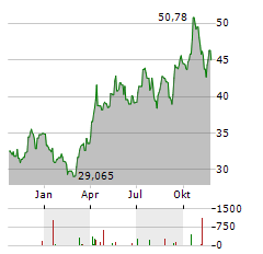 VANECK JUNIOR GOLD MINERS Aktie Chart 1 Jahr