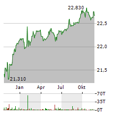 VANECK SHORT HIGH-YIELD MUNICIPAL INDEX Aktie Chart 1 Jahr